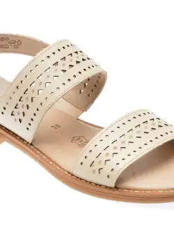 Sandale casual REMONTE bej, D3672, din piele naturala