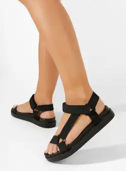 Sandale sport dama Nemia negre