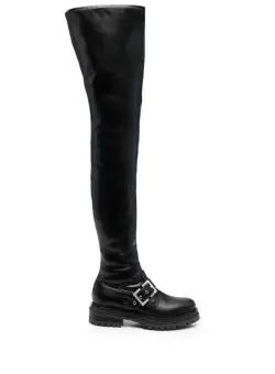 Sergio Rossi SERGIO ROSSI OVER-THE-KNEE BOOTS SHOES Black