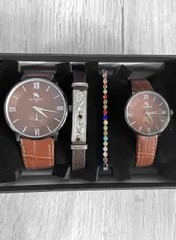 Set ceasuri pentru dama si barbati+bratara B9255