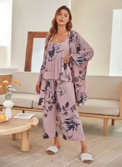 Set pijamale dama Selin Pink ADCP0129 Adictiv