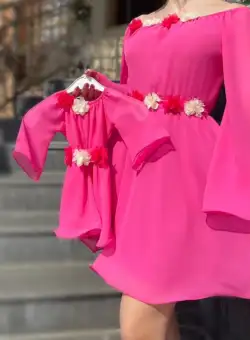 Set rochii elegante Mama si Fiica 78