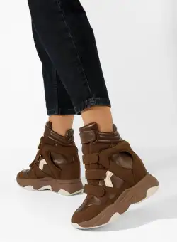 Sneakers cu platforma Kata maro