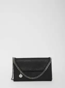 Stella McCartney Falabella Mini Shoulder Bag BLACK