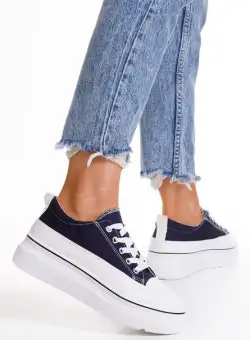 Tenisi cu platformă Clares navy
