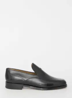 THE ROW Enzo Loafers BLACK