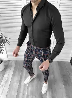Tinuta barbati smart casual Pantaloni + Camasa 10081