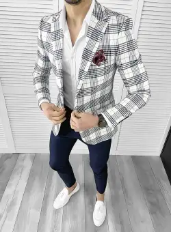 Tinuta barbati smart casual Pantaloni + Camasa + Sacou 10285