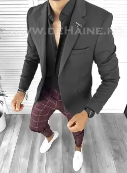 Tinuta barbati smart casual Pantaloni + Camasa + Sacou B8763