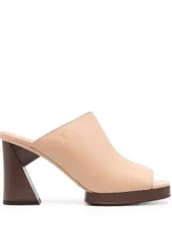 TOD'S FLAT SHOES NEUTRAL