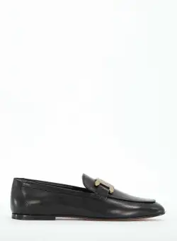 TOD'S Kate Leather Loafers BLACK