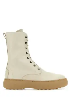 TOD'S TOD'S BOOTS WHITE