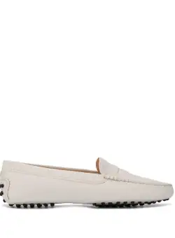 TOD'S TOD'S Gommino leather driving shoes WHITE