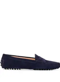 TOD'S TOD'S Gommino suede driving shoes BLUE