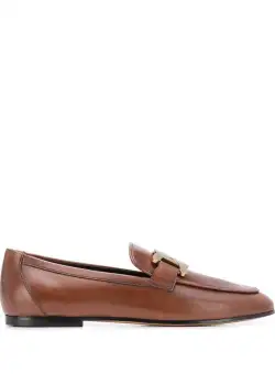 TOD'S TOD'S Kate leather loafers Brown