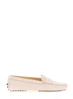 TOD'S TOD'S LEATHER LOAFER POWDER