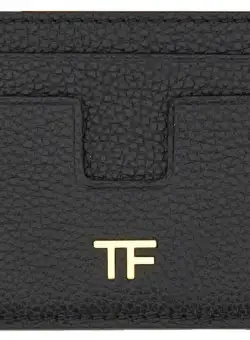 Tom Ford Card Holder With Logo BLACK