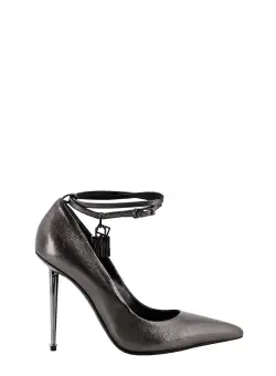 Tom Ford With Heel Silver Silver