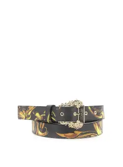 Versace Jeans Couture Couture One Belt Slim Baroque NERO
