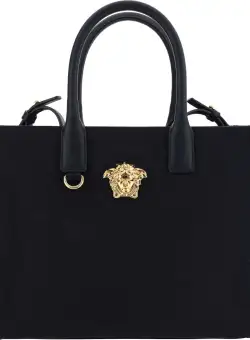 Versace Small Shopper Bag NERO+ORO VERSACE