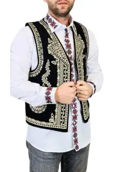 Vesta barbateasca brodata Model II