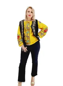 Vesta din catifea traditionala Carmen 4
