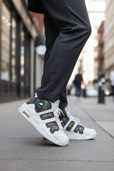 Adidasi barbati casual  albi AIR20 N18-1