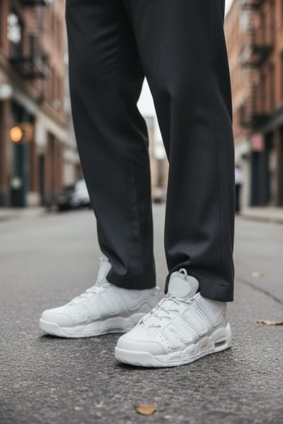 Adidasi barbati casual  albi AIR50 N16-3