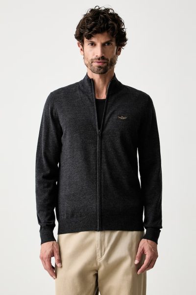 Aeronautica Militare  cardigan pentru bărbați din lână
