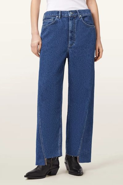 AllSaints  blugi loose pentru femei FOX