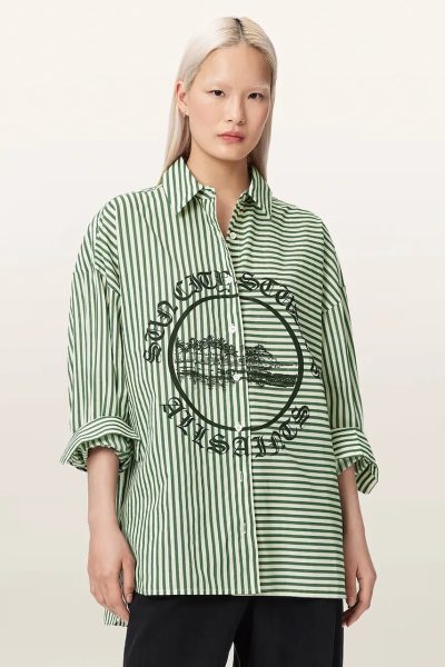 AllSaints  cămașă pentru femei ADRIANNE