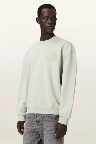 AllSaints  hanorac oversized pentru bărbați, din bumbac INSIGNIA