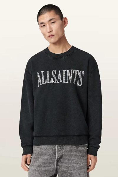 AllSaints  hanorac pentru bărbați, din bumbac DASH