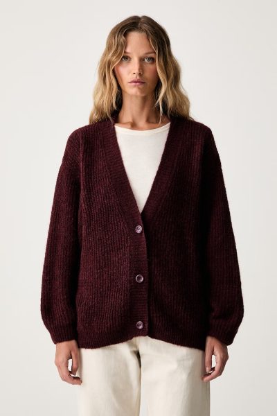 American Vintage  cardigan pentru femei cu amestec de lână