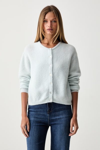 American Vintage  cardigan pentru femei cu lână GILET ML COL ROND