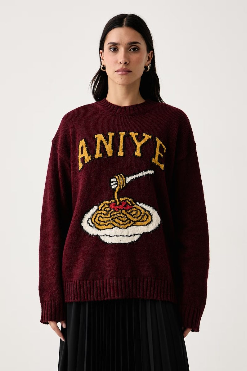 Aniye By  pulover pentru femei cu amestec de lână Spaghetti