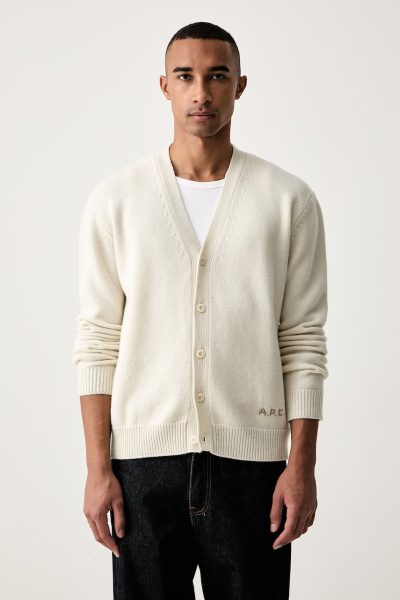 A.P.C.  cardigan pentru bărbați din lână kevin