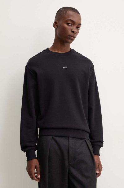 A.P.C.  hanorac de bumbac sweat boxy micro logo GOTS
