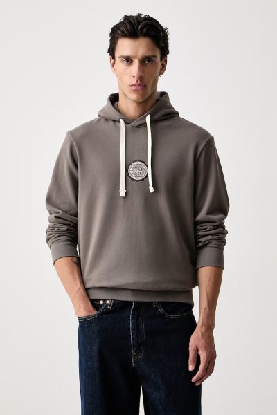 Armani Exchange  hanorac cu glugă pentru bărbați din bumbac cu elastan
