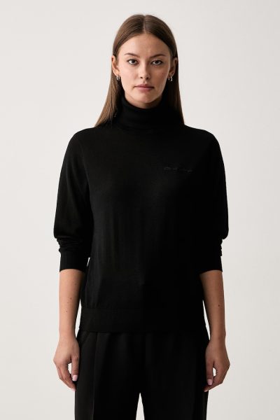 Armani Exchange  pulover cu guler înalt de damă din lână