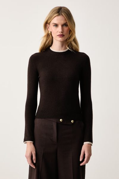 Armani Exchange  pulover pentru femei cu amestec de lână