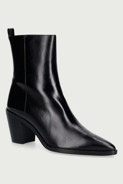 Billi Bi  botine pentru femei din piele negre 80