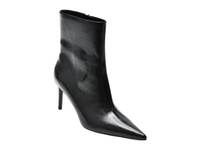 Botine elegante ALDO negre, DAHLYAA 001, din piele ecologica