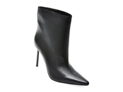 Botine elegante EPICA PREMIUM negre, 261052, din piele naturala