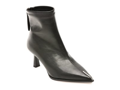Botine elegante FLAVIA PASSINI negre, 5358, din piele ecologica