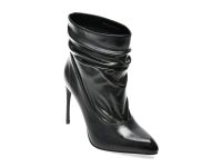 Botine elegante FLAVIA PASSINI negre, 84180, din piele ecologica lacuita