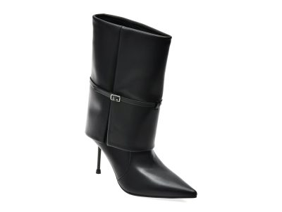 Botine elegante FLAVIA PASSINI negre, AC6504, din piele naturala