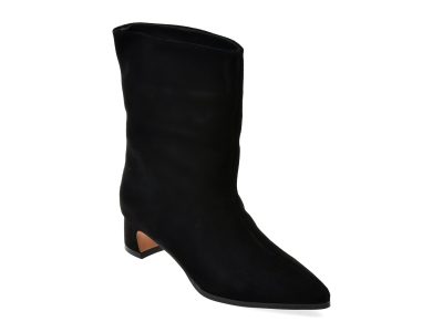 Botine FLAVIA PASSINI negre, AC6576, din piele intoarsa
