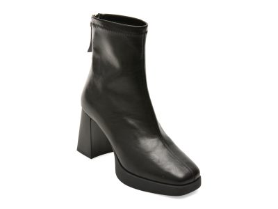 Botine GRYXX negre, 3971, din piele ecologica