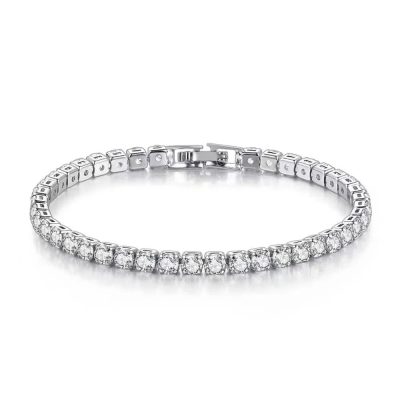 Bratara argint tennis 925, JW1029, model elegant cu zirconiu, placata cu rodiu